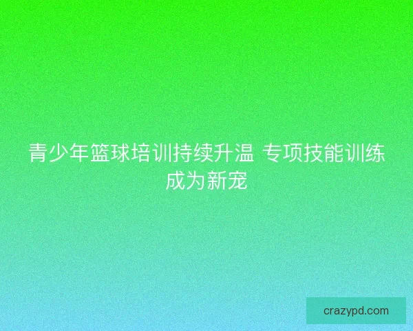 青少年篮球培训持续升温 专项技能训练成为新宠